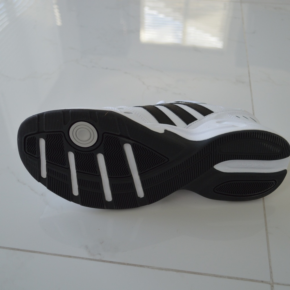 Adidas strutter leather white sneaker shoes men nw - Picture 7 of 14